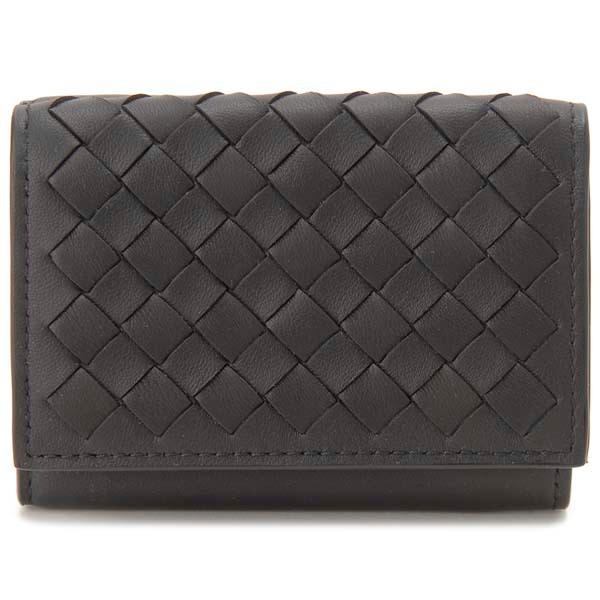 ボッテガ・ヴェネタ Bottega Veneta 三つ折り財布 ブラック 黒 515385VO0B2...