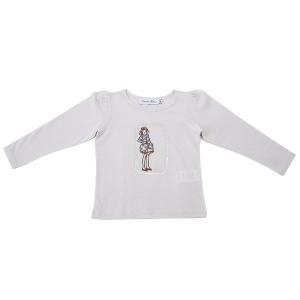 4ABaby Dior ベビーディオール ロングTシャツ ロンT 長袖 ホワイト 4歳 2HBMTEE2RH ベビー用品 キッズ ブランド｜s-select