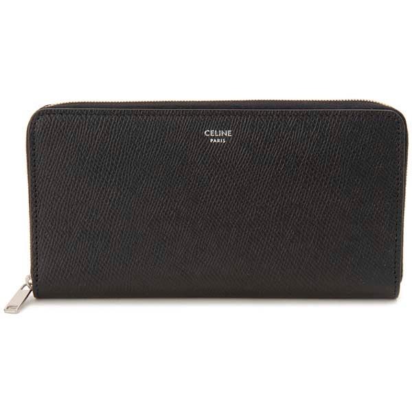 セリーヌ CELINE ラウンドファスナー長財布 ブラック 10B55 3BEL 38SI カーフレ...