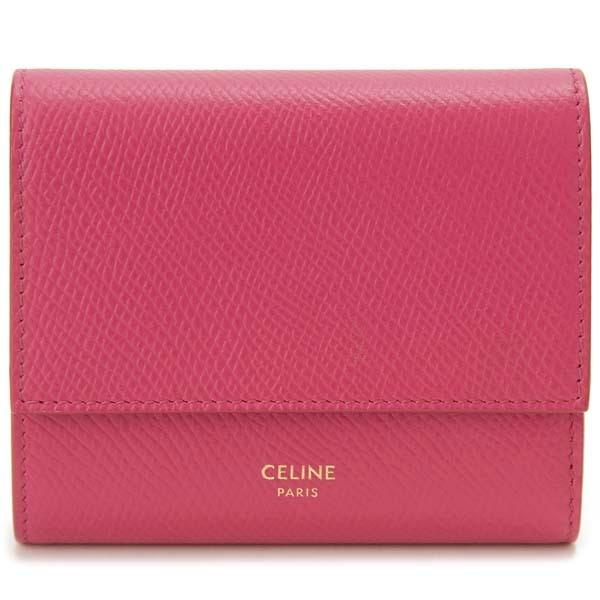 CELINE セリーヌ 三つ折り財布 レディース ピンク 10B57-3BEL-24PI コンパクト...