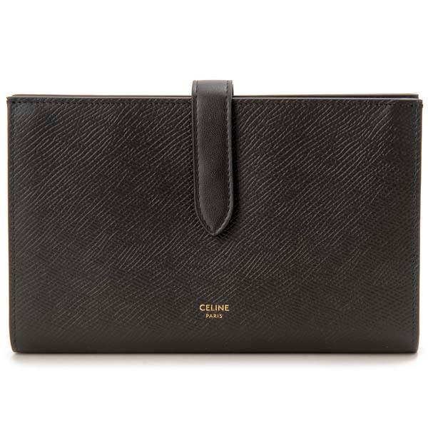 CELINE セリーヌ 長財布 二つ折り財布 ブラック 10B63 3BFP 38NO