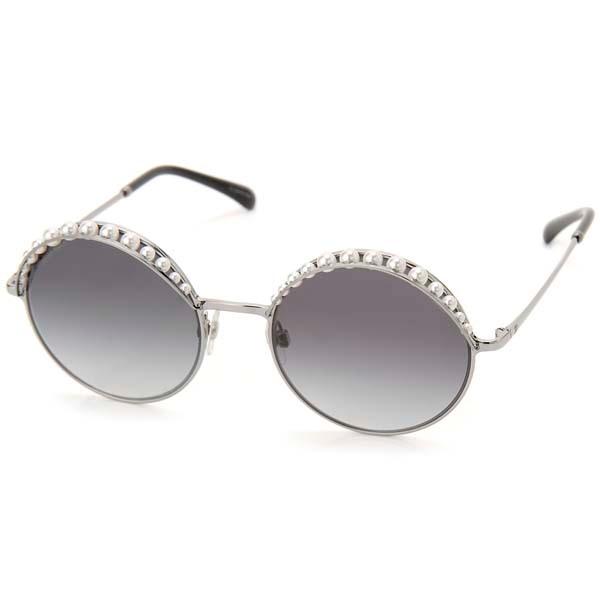 シャネル CHANEL サングラス レディース ガンメタル 4234H C108S6 ラウンド 丸型...