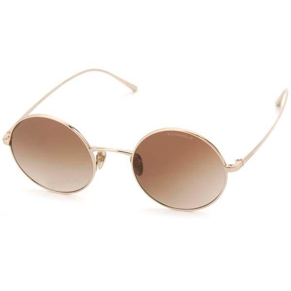 シャネル CHANEL サングラス レディース チタン 4257T C395S5 ラウンド 丸型 ア...