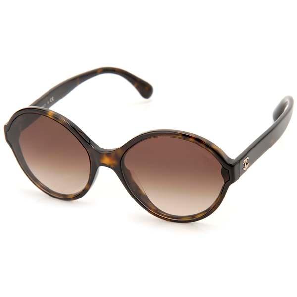 シャネル CHANEL サングラス レディース べっ甲 5387A C714S5 オーバル アイウェ...