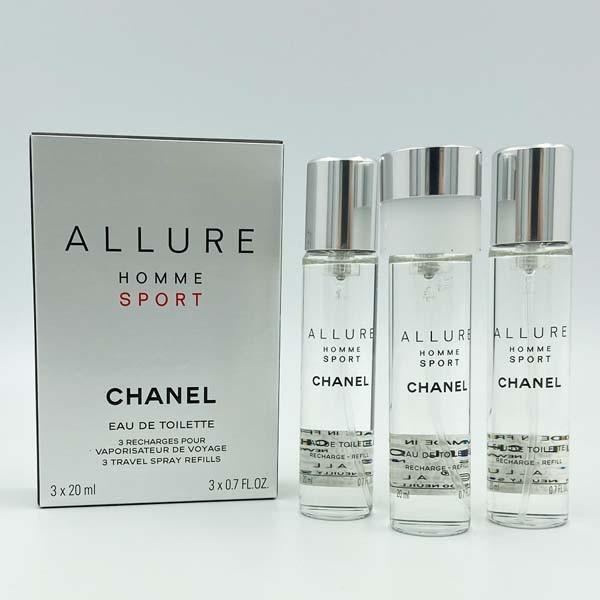 シャネル CHANEL アリュール オム スポーツ 20ml×3 セット トラベルスプレー EDT ...