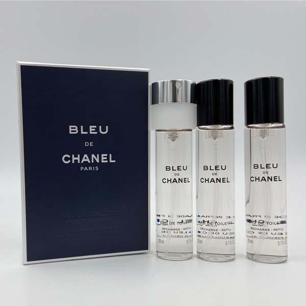 シャネル CHANEL ブルードゥシャネル トラベルスプレイ リフィル 20ml×3 EDT 香水 ...