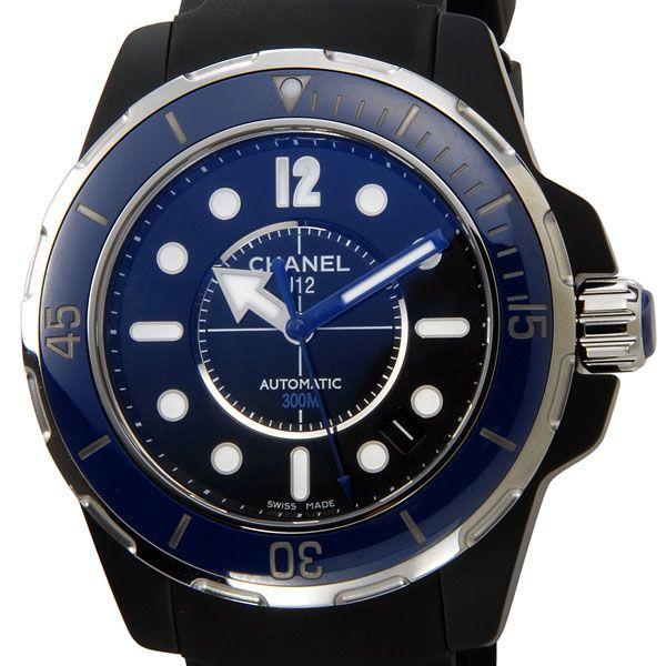 chanel シャネル H2561スポーツ J12 マリーン セラミック オートマチック ラバー ブ...