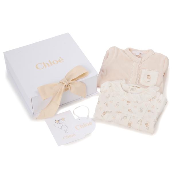 バレンタインセール クロエ Chloe ベビーウェアセット 出産祝い ベビー服 ギフト 女の子 2点...