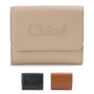 Chloe クロエ chloe 財布 三つ折り財布 CHC23AP874 I10 セメント