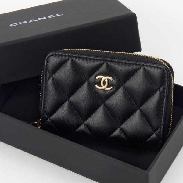シャネル CHANEL コインケース AP0216 Y01295 C3906 マトラッセ ココマーク