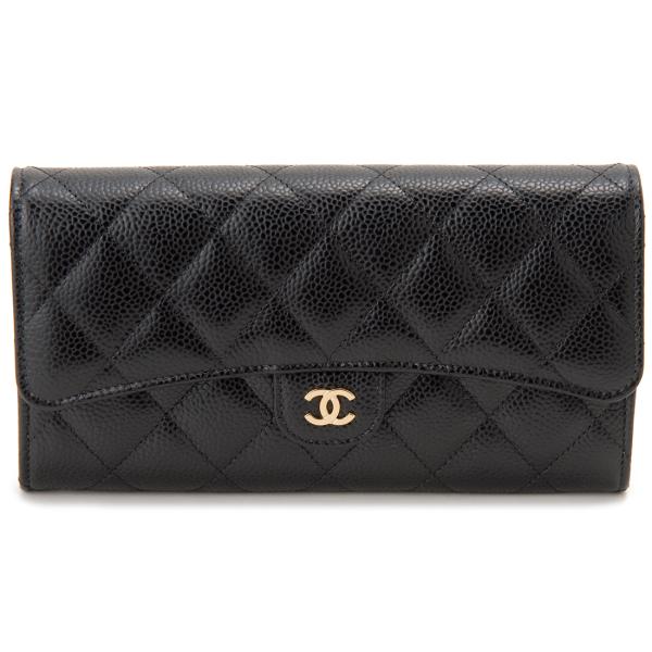 CHANEL シャネル 長財布 レディース ブラック AP0241 Y01864 C3906 マトラ...