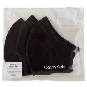 マスク カルバンクライン Calvin Klein 3枚入り ブラック 黒 S/M L/XL レディース メンズ ブランド マスク MK-CT｜s-select