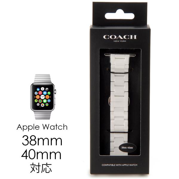 COACH コーチ 腕時計 替えベルト 14700035 アップルウォッチ バンド 38mm/40m...