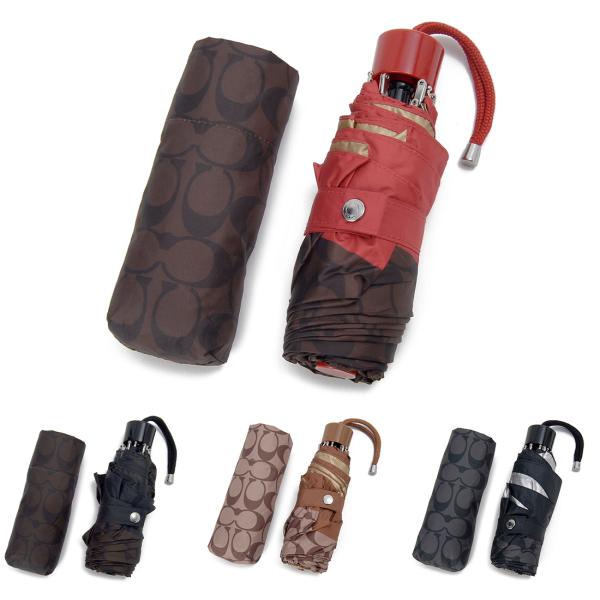 COACH コーチ 折り畳み傘 晴雨兼用 レディース C4322 SIGNATURE