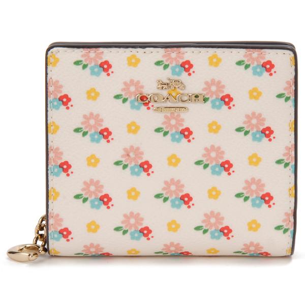 コーチ COACH 二つ折り財布 レディース FA24IMCAH フローラルプリント 財布