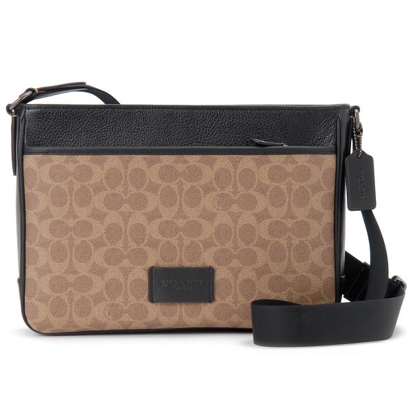 バレンタインセール コーチ COACH ショルダーバッグ メンズ CV761QBNRX SIGNAT...