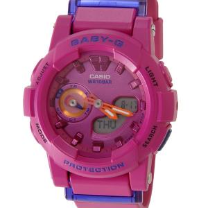 CASIO カシオ Baby-G BGA-185FS-4ADR ベビーG フォーランニング ピンク レディース 腕時計｜s-select