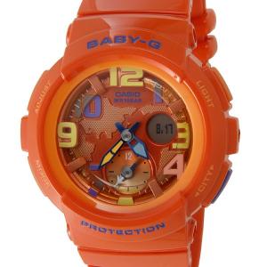 CASIO カシオ Baby-G BGA-190-4BDR ベビーG ビーチ トラベラー シリーズ オレンジ レディース 腕時計｜s-select