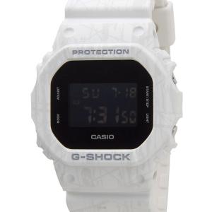 カシオ Gショック DW-5600SL-7DR CASIO G-SHOCK スラッシュ パターン シリーズ ホワイト ブランド｜s-select