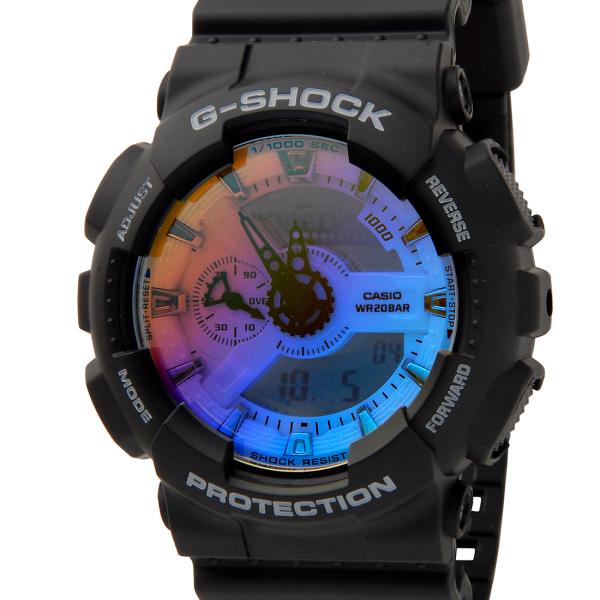 CASIO カシオ G-SHOCK Gショック GA-110SR-1A レインボー ラウンド 腕時計...