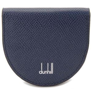 ダンヒル DUNHILL コインケース 小銭入れ メンズ ネイビー DU18F2010CA 410 CADOGAN カドガン ホースシュー｜s-select