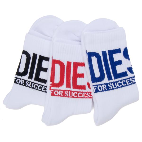 バレンタインセール ディーゼル DIESEL ソックス 靴下 メンズ レディース 3足セット A17...