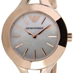 エンポリオ アルマーニ EMPORIO ARMANI レディース 腕時計 AR7329 CLASSIC クラシック クオーツ ホワイトシェル×ゴールド ブランド｜s-select
