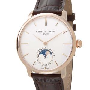 訳あり 外箱キズ フレデリック・コンスタント FREDERIQUE CONSTANT スリムライン ムーンフェイズ アリゲーター 705V4S4 メンズ 新品｜s-select