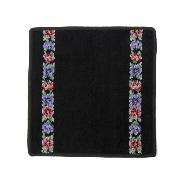 フェイラー ハンカチ FEILER ANEMONE アネモネ 10 ブラック 30cm ハンドタオル...