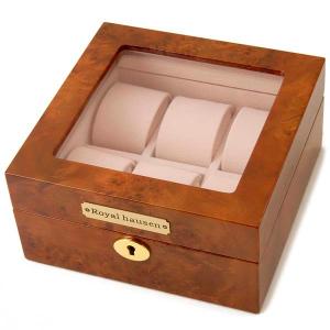 バレンタインセール 木製時計収納ケース 10本用 時計ディスプレイ