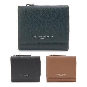 GIANNI CHIARINI ジャンニキアリーニ 三つ折り財布 レディース 5080GRN WALLET DOLLARO｜s-select