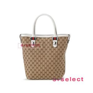 グッチ GUCCI トートバッグ 232970FFKPN8429 ベージュ×ホワイト ブランド｜s-select