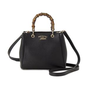 グッチ GUCCI ハンドバッグ 368823 A7M0G 1000 バンブー 2WAY ショルダーバッグ ブラック｜s-select