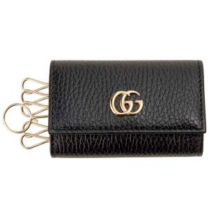 GUCCI グッチ キーケース ブラック 456118 CAO0G 5729 マーモント 6連キーケース｜s-select