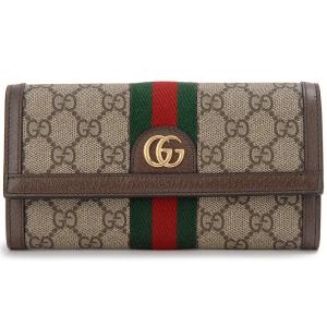 グッチ GUCCI 長財布 レディース ベージュ 523153 96IWG 8745 OPHIDIA オフィディア 二つ折り長財布｜s-select