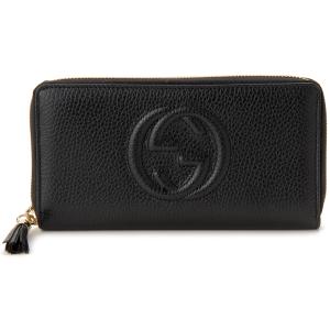 美品 GUCCI グッチ 長財布 ラウンドファスナー プチマーモント レザー 黒 楽天市場】【財布】GUCCI グッチ GG プチマーモント GG