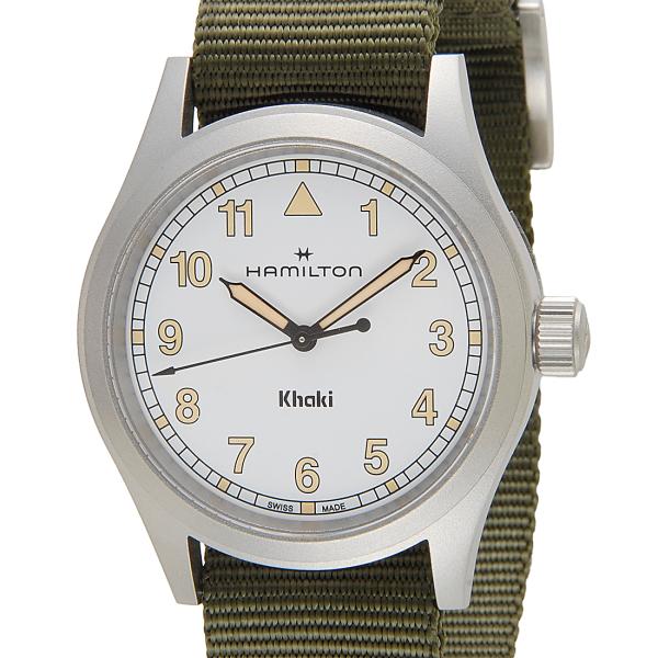 バレンタインセール ハミルトン HAMILTON カーキ フィールド メンズ H69401910 3...