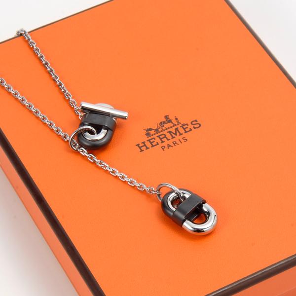 エルメス Hermes ネックレス メンズ レディース H100114FJ03 シェーヌ マイヨン ...