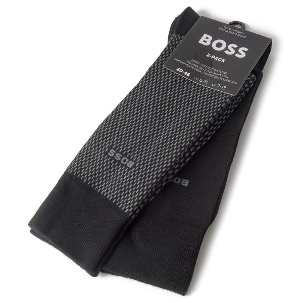 HUGO BOSS ヒューゴボス 靴下 2足セット メンズ 50487872 001 2P SOCK...