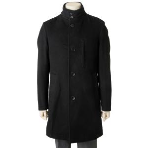 HUGO BOSS  ヒューゴボス　コート  アウター　秋冬　黒 サイズ52 HUGOBOSS (ヒューゴボス) カシミヤ100％ 無地 シングル