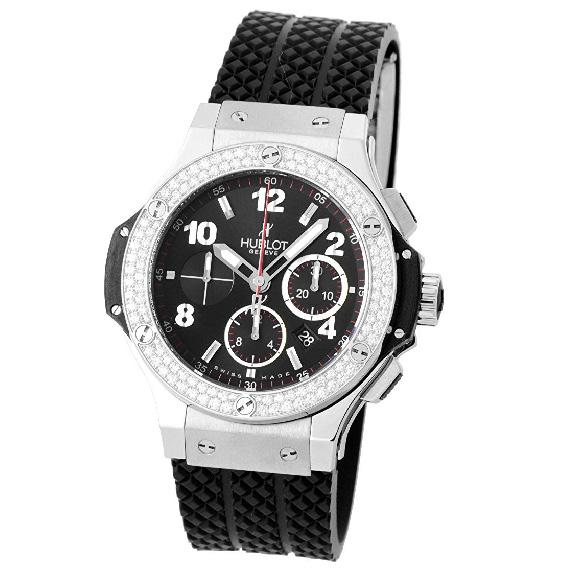 ウブロ HUBLOT ビッグバン スティール ダイヤモンド 301.SX.130.RX.114 メン...