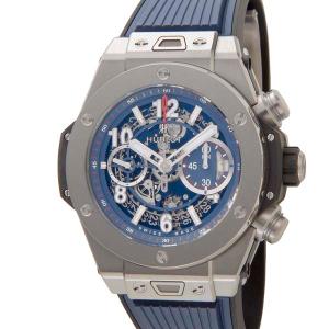 ウブロ HUBLOT ビッグバン チタニウム ブルー 411.NX.5179.RX メンズ 腕時計｜s-select