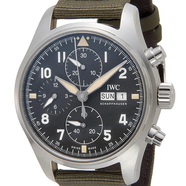 バレンタインセール IWC パイロット・ウォッチ メンズ 腕時計 IW387901 クロノグラフ ス...