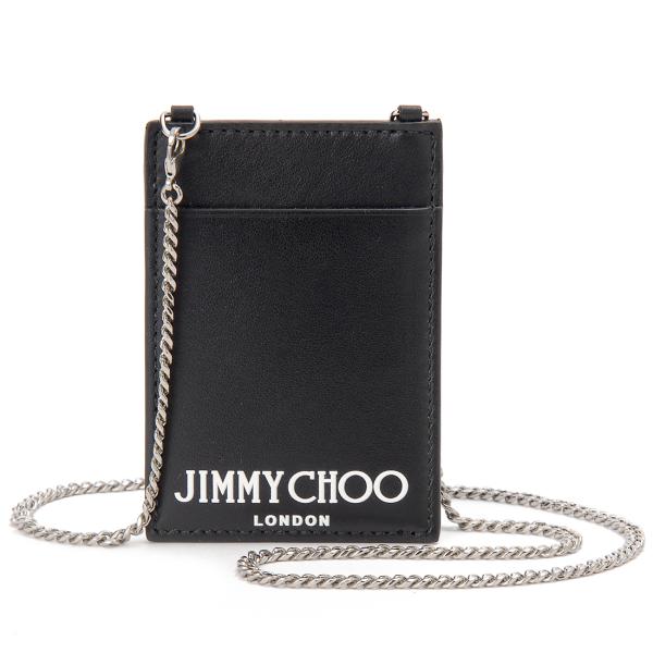 JIMMY CHOO ジミーチュウ カードケース レディース ブラック CARDCH-ANR-BKS...