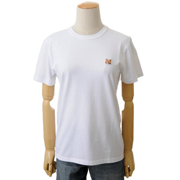 MAISON KITSUNE メゾンキツネ Tシャツ レディース ホワイト AW00103KJ000...