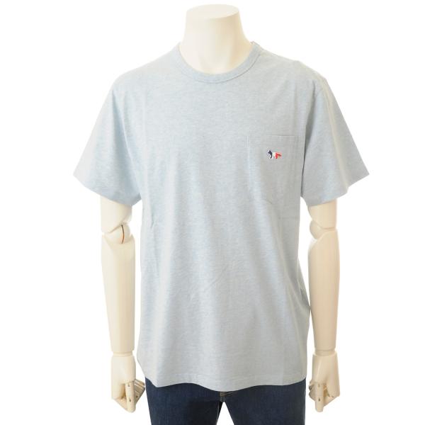 MAISON KITSUNE メゾンキツネ Ｔシャツ メンズ ブルー FM00120KJ0010H4...