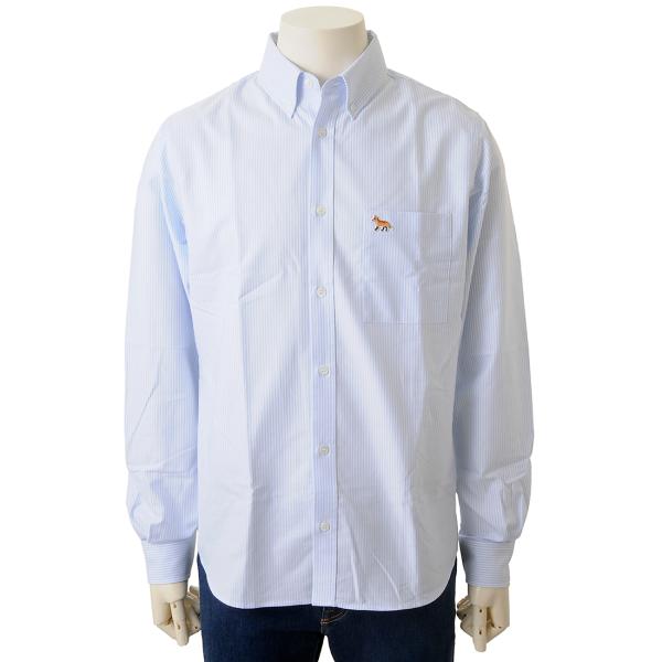 只今決算セール MAISON KITSUNE メゾンキツネ カジュアルシャツ メンズ LM00406...