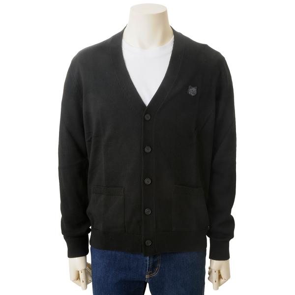 只今決算セール MAISON KITSUNE メゾンキツネ カーディガン メンズ ブラック LM00...