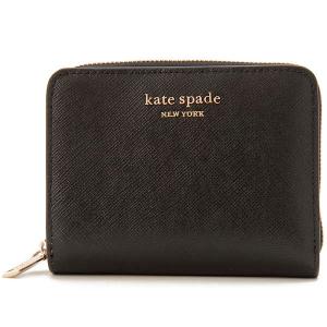 KATE SPADE ケイトスペード 二つ折り財布 レディース ブラック PWR00395 001 スペンサー｜s-select