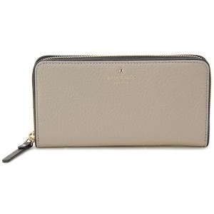 ケイトスペード ラウンドファスナー 長財布 PWRU1801028 KATE SPADE COBBLE HILL LACEY コブルヒル ベージュ｜s-select